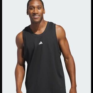 Adidas Men’s Black Performance Basketball Tank